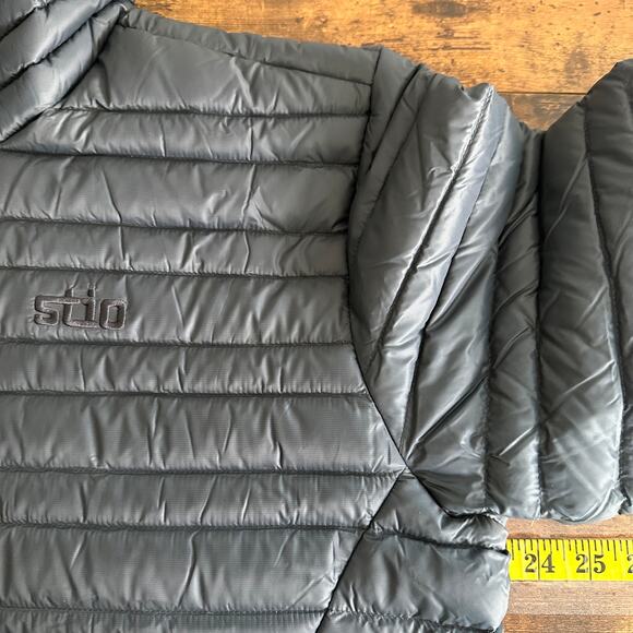 NWT Stio Pinion Down Sweater Jacket Mens Large Gray 800 Fill Windproof MSRP $270 - Picture 3 of 16
